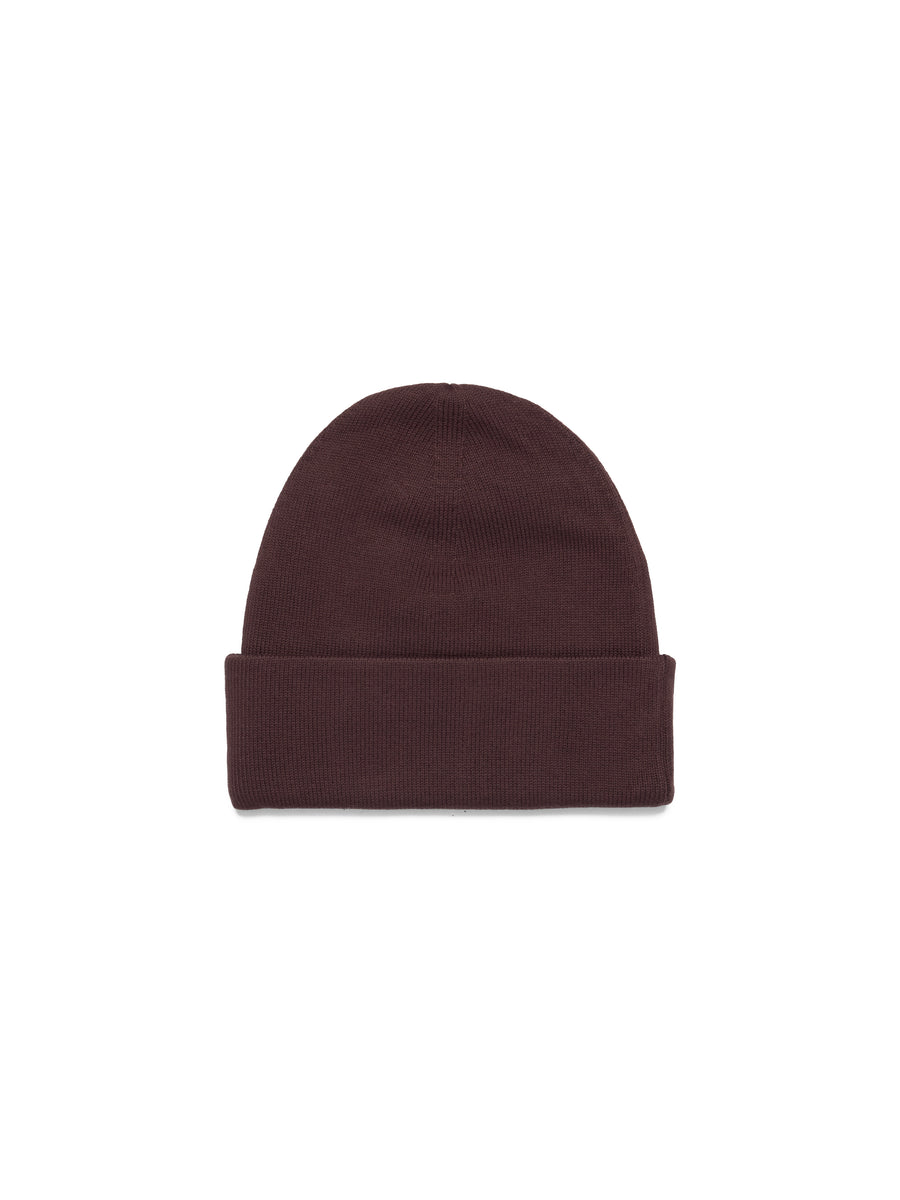 Floral Beanie Brown