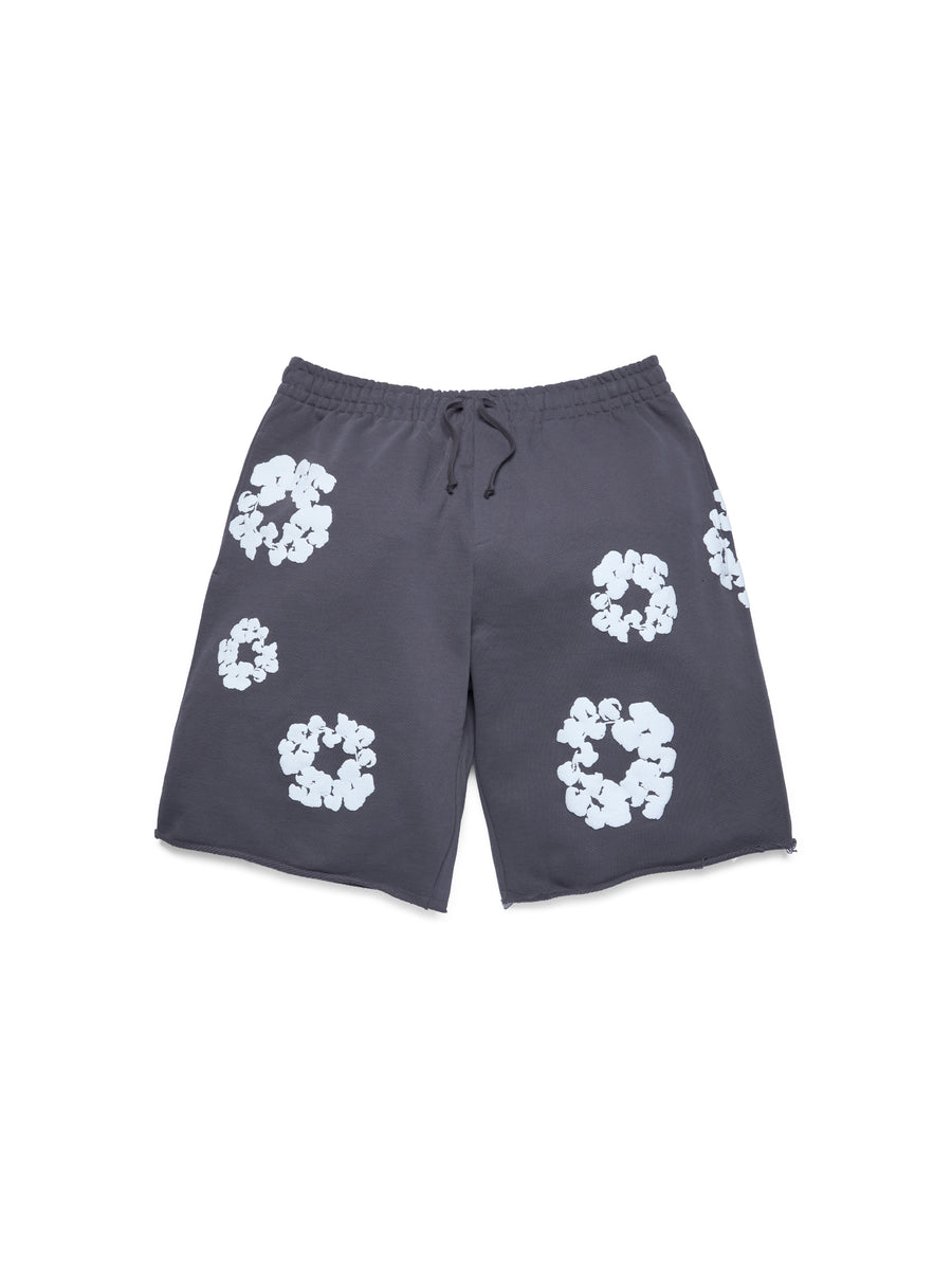 Cotton Wreath Sweatshorts Charcoal