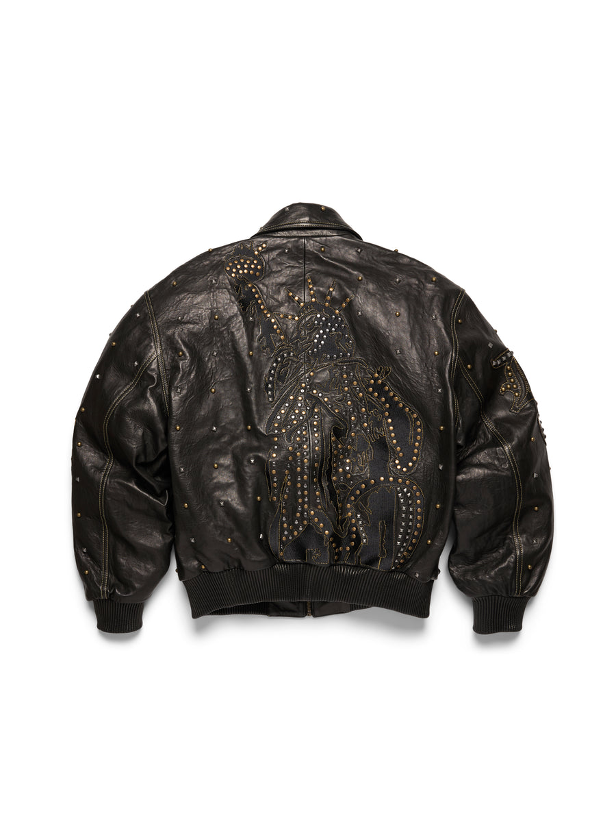 Libertas Studded Leather Jacket