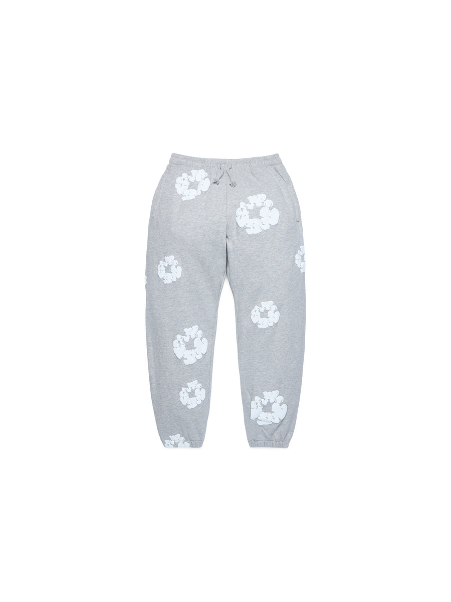 Kids Cotton Wreath Sweatpants Grey
