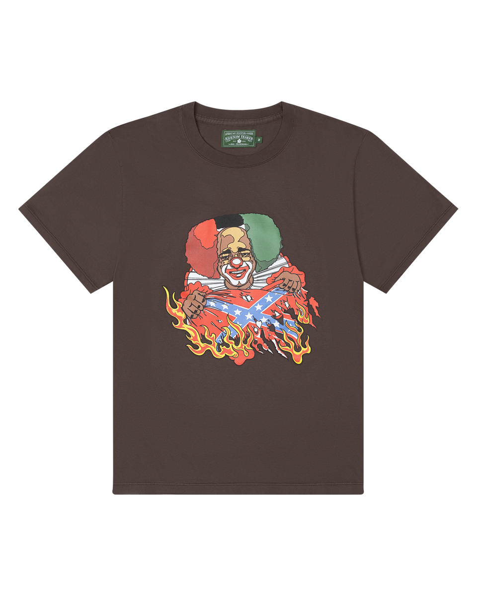 Clown Tee Brown