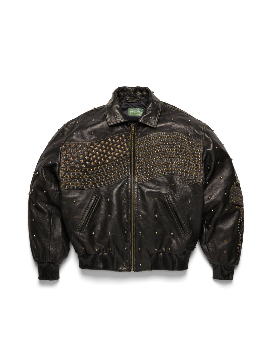 Libertas Studded Leather Jacket