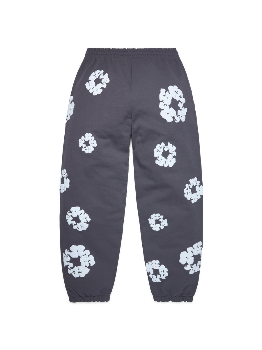 Cotton Wreath Sweatpants Charcoal