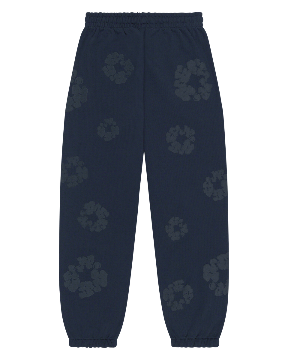 Mono Cotton Wreath Sweatpants Navy