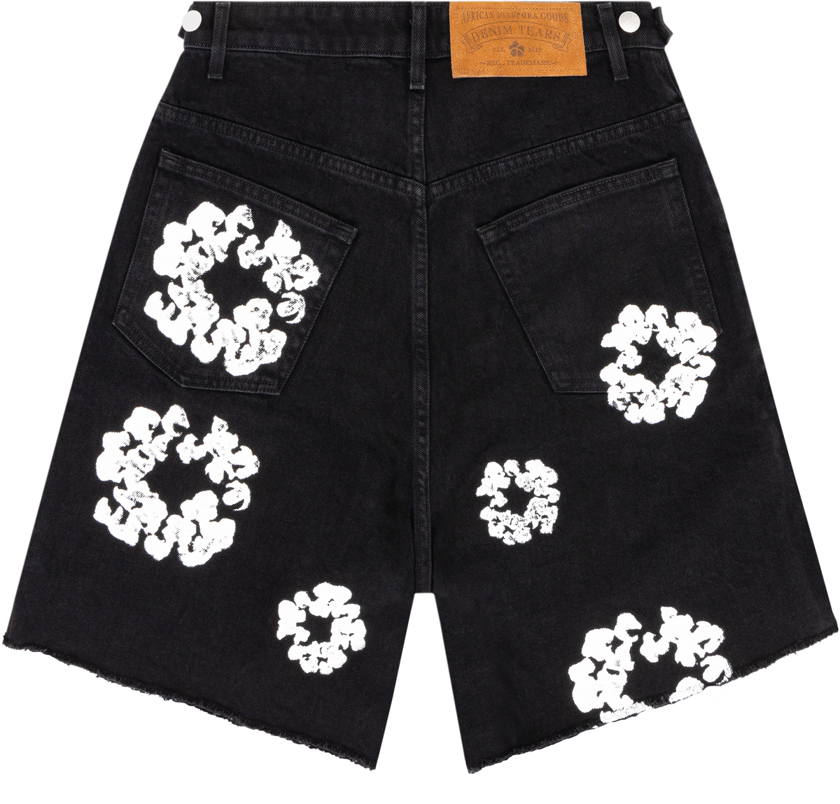 The Cotton Wreath Jean Short Black