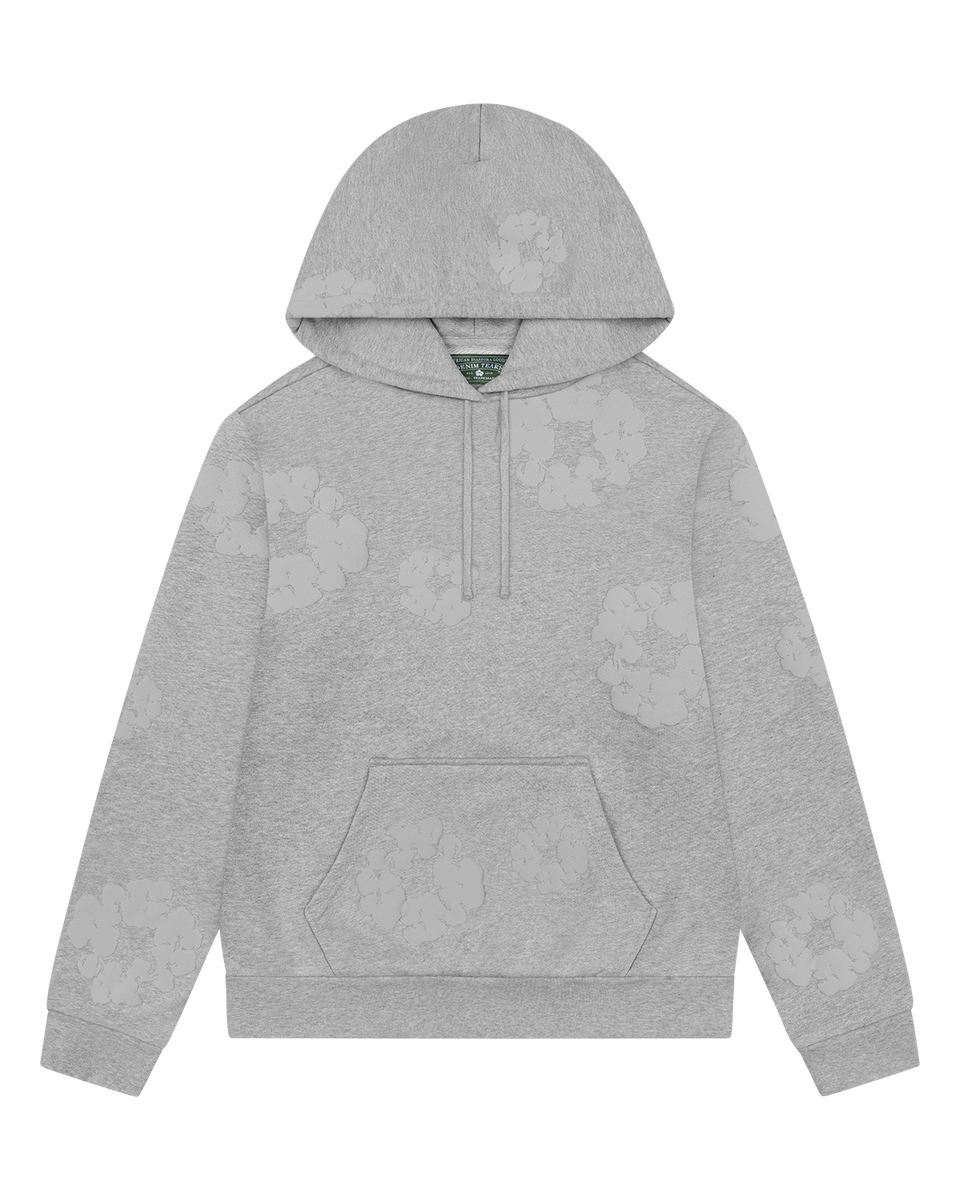Mono Cotton Wreath Hoodie Grey