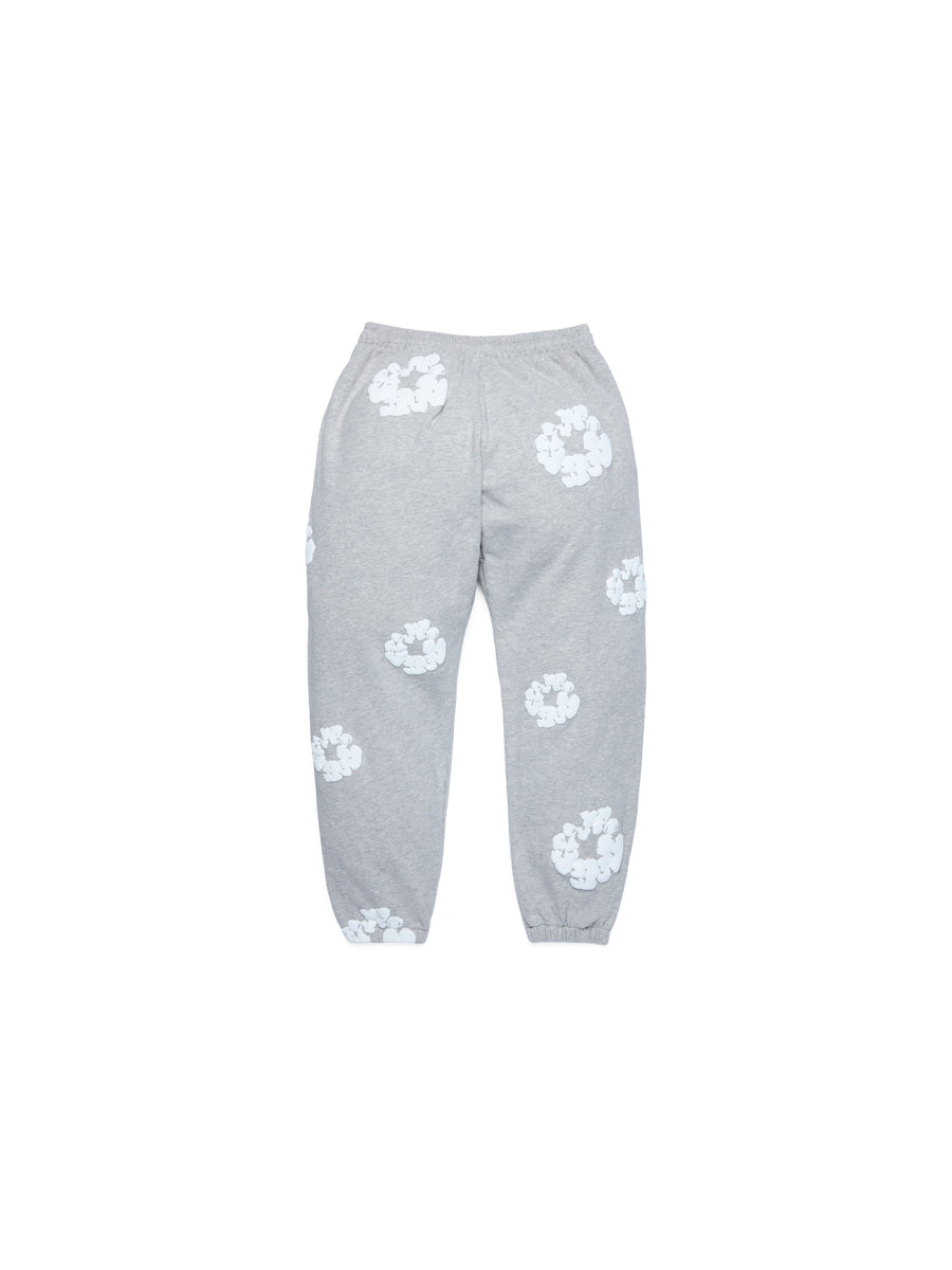 Kids Cotton Wreath Sweatpants Grey
