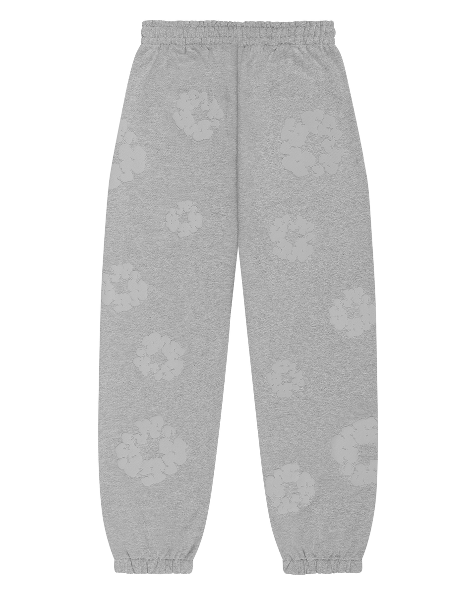 Mono Cotton Wreath Sweatpants Grey