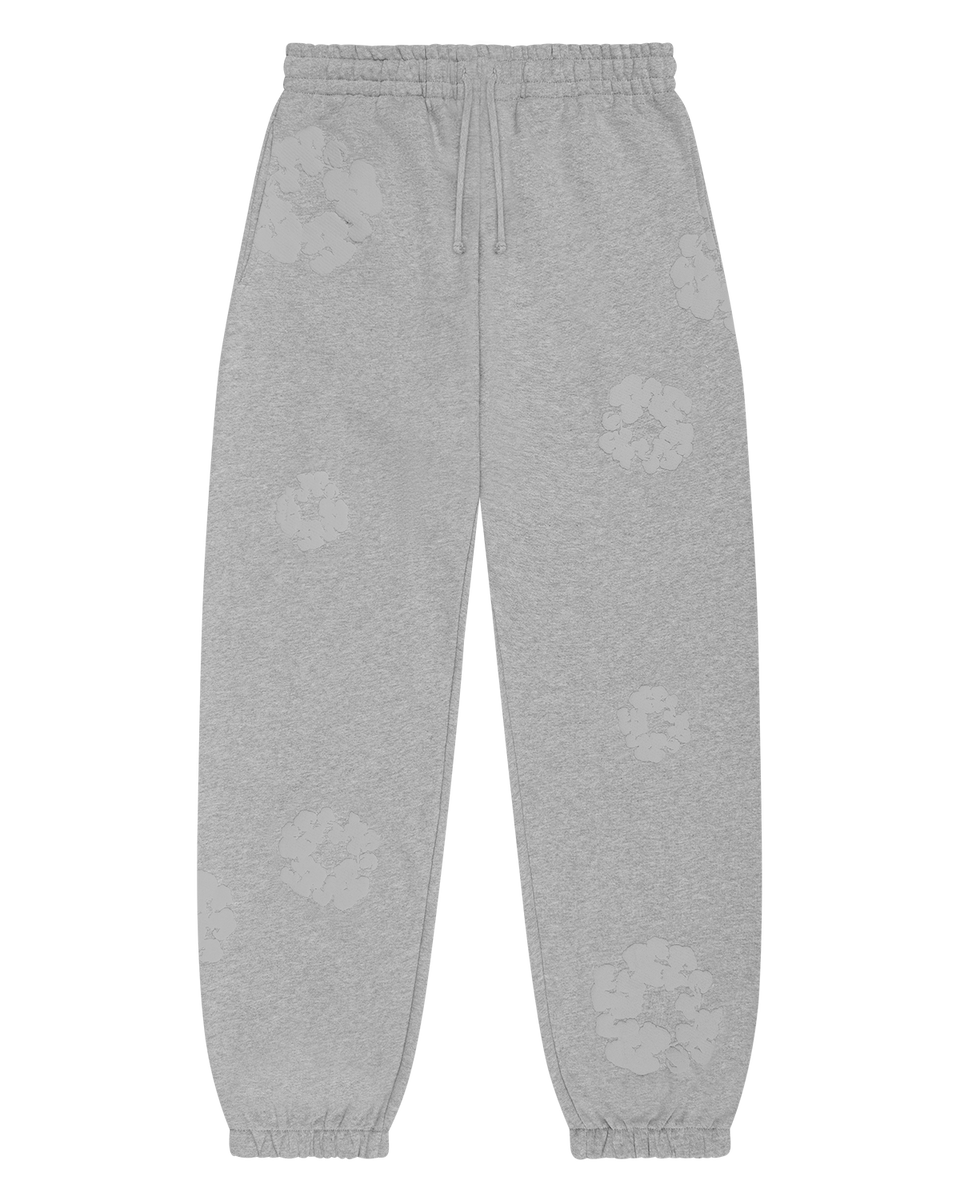 Mono Cotton Wreath Sweatpants Grey