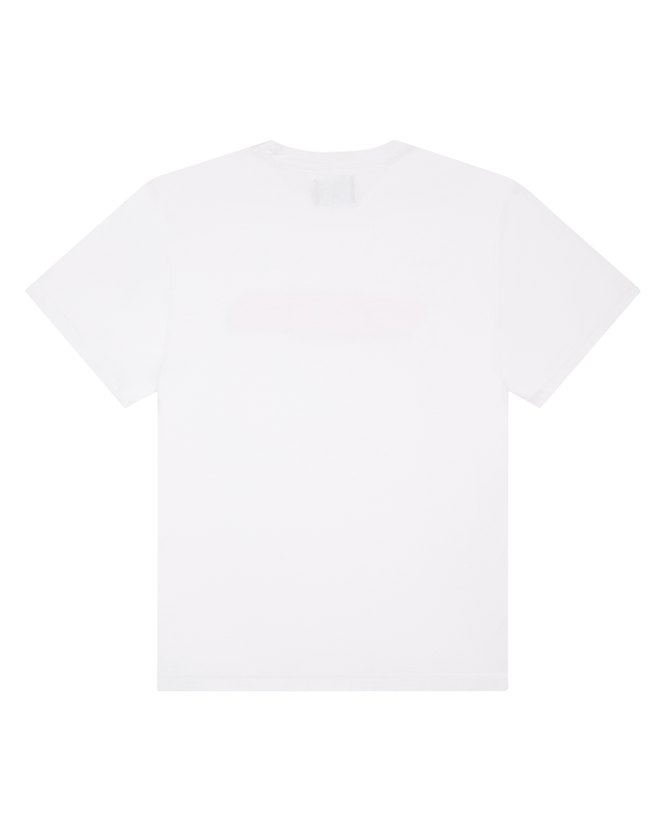 Larmes de Denim Tee White