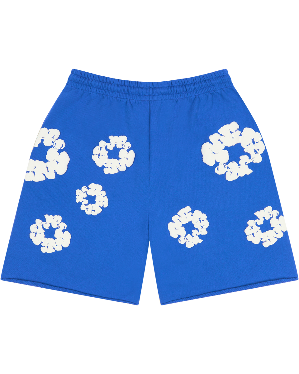 Cotton Wreath Sweatshorts Blue