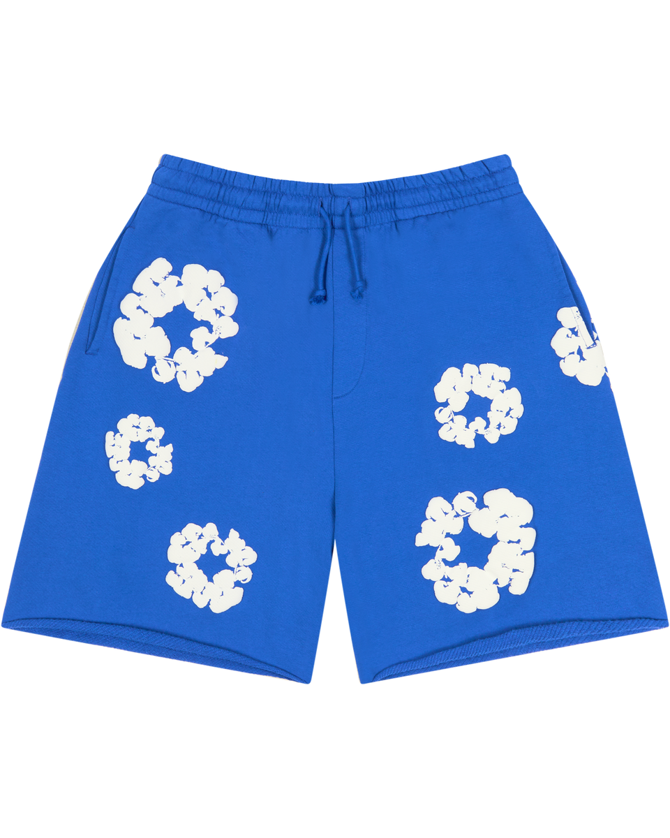 Cotton Wreath Sweatshorts Blue