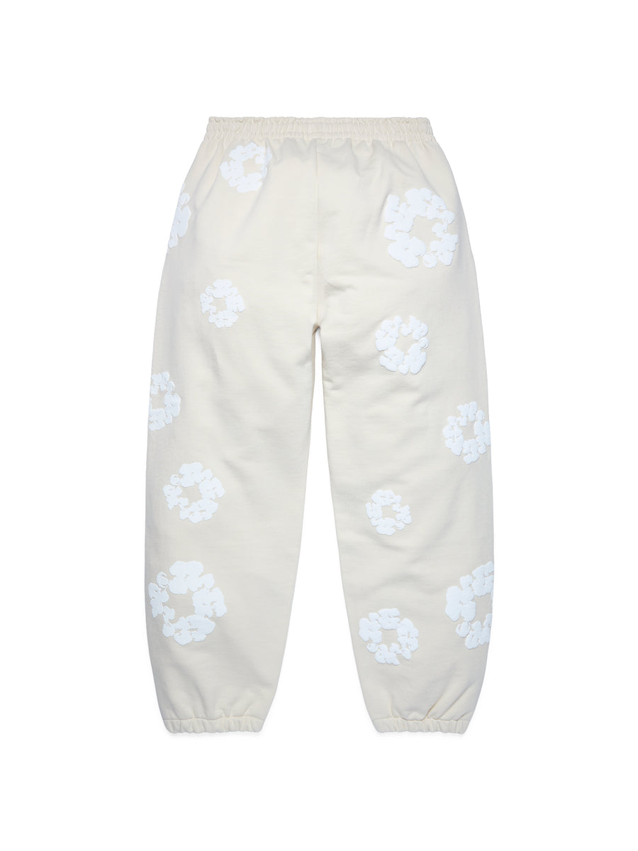 Cotton Wreath Sweatpants Oatmeal